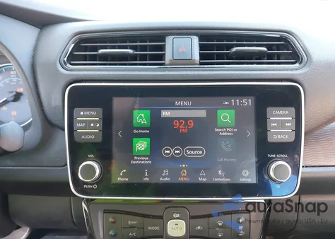 2019 Nissan Leaf Sl Plus из США, поврежденный, VIN 1N4BZ1CP5KC320287